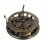 Prestiżowy kompas żeglarski z mosiądzu, stylowy kompas z zegarem słonecznym Williama Gilberta