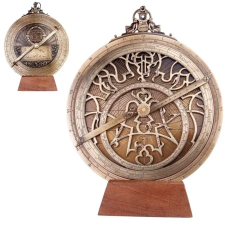 Duże Astrolabium Europejskie - średnica 20 cm - Prezent Premium dla Astronoma lub Żeglarza - H35