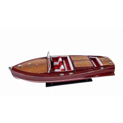 Chris Craft Runabout 1930 - stylowy drewniany model łodzi legendy USA czasów prohibicji