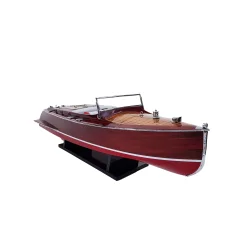 Chris Craft Runabout 1930 - stylowy drewniany model łodzi legendy USA czasów prohibicji