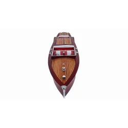Chris Craft Runabout 1930 - stylowy drewniany model łodzi legendy USA czasów prohibicji