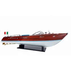 Super Riva Aquarama Lamborghini - prestiżowy drewniany model legendarnej łodzi motorowej 92cm