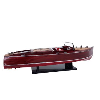 Chris Craft Runabout 1930 - stylowy drewniany model łodzi legendy USA czasów prohibicji