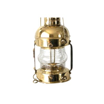 Stylowa mosiężna lampa żeglarska z mosiądzu 32cm