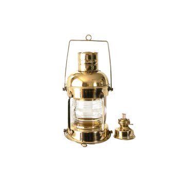 Stylowa mosiężna lampa żeglarska z mosiądzu 32cm