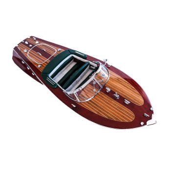 Riva Ariston 54cm - drewniany model klasycznej, włoskiej łodzi motorowej, marynistyczny styl i niepowtarzalny design