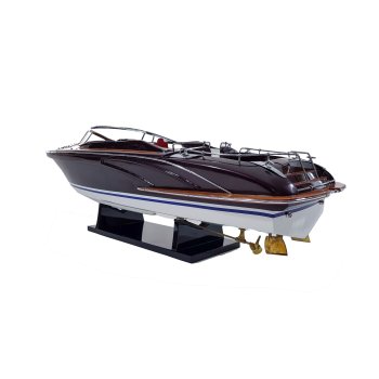 Drewniany model łodzi motorowej Riva Rivarama 44 - połączenie elegancji, włoskiego stylu i najnowszych morskich innowacji technologicznych