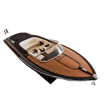 Prestiżowy, drewniany model łodzi motorowej RIVA ISEO 82cm