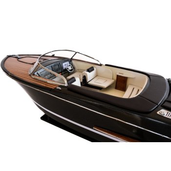 Prestiżowy, drewniany model łodzi motorowej RIVA ISEO 82cm