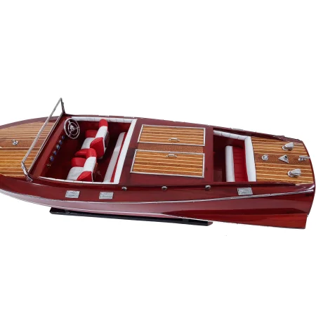 Chris Craft Runabout 1930 - stylowy drewniany model łodzi legendy USA czasów prohibicji