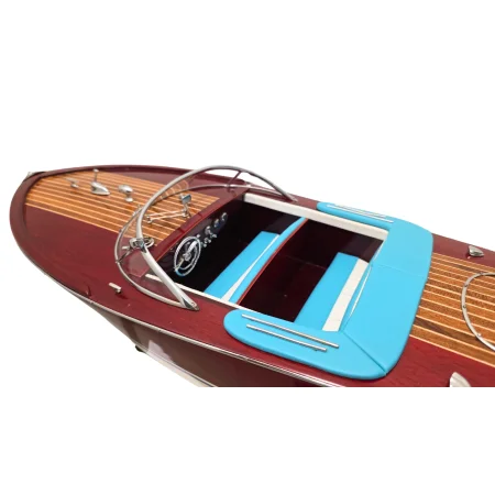 Drewniany model łodzi motorowej Riva Ariston 70 cm - włoska elegancja, marynistyczna dekoracja