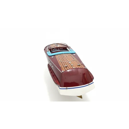 Drewniany model łodzi motorowej Riva Ariston 70 cm - włoska elegancja, marynistyczna dekoracja