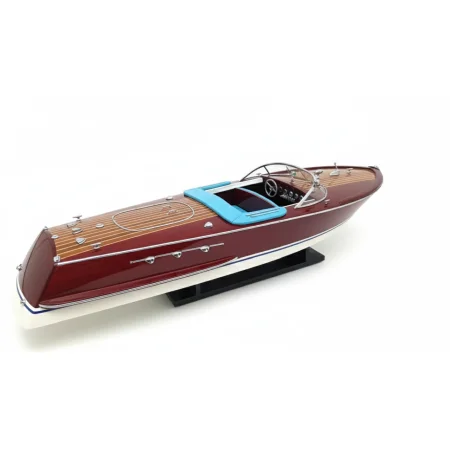 Drewniany model łodzi motorowej Riva Ariston 70 cm - włoska elegancja, marynistyczna dekoracja