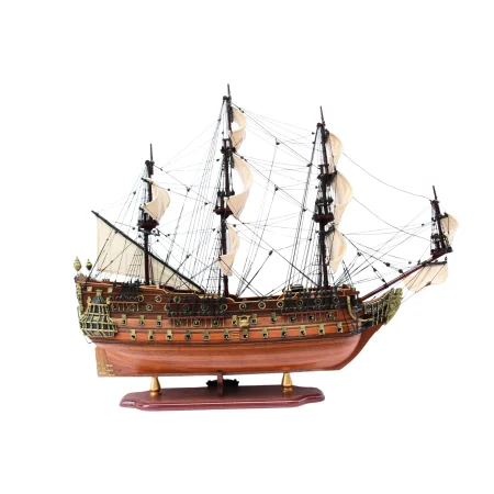 Potężny, drewniany model żaglowca HMS Prince 96cm - ekskluzywna dekoracja marynistyczna, żeglarski prezent