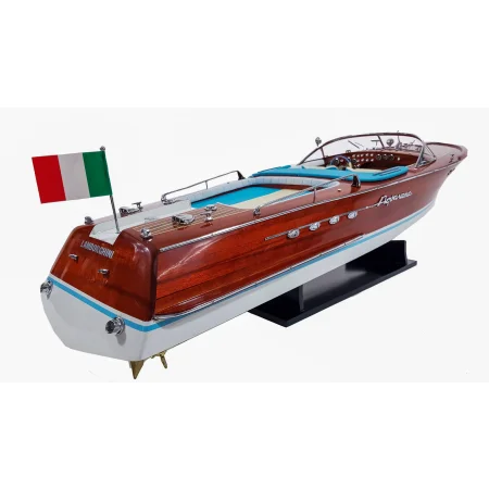 Super Riva Aquarama Lamborghini - prestiżowy drewniany model legendarnej łodzi motorowej 92cm