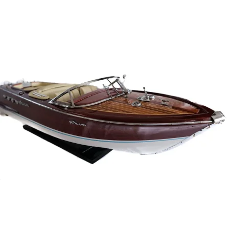 Potężny, drewniany model RIVA AQUARAMA 70cm, legenda klasycznych łodzi motorowych, prestiżowa dekoracja marynistyczna