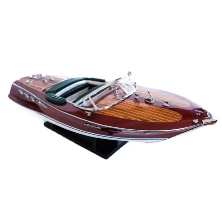 Riva Ariston 54cm - drewniany model klasycznej, włoskiej łodzi motorowej, marynistyczny styl i niepowtarzalny design