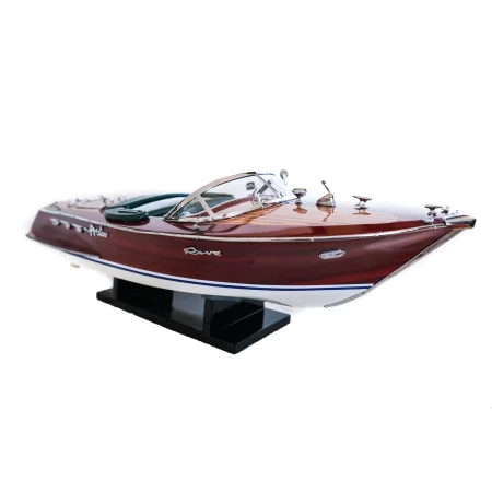 Riva Ariston 54cm - drewniany model klasycznej, włoskiej łodzi motorowej, marynistyczny styl i niepowtarzalny design