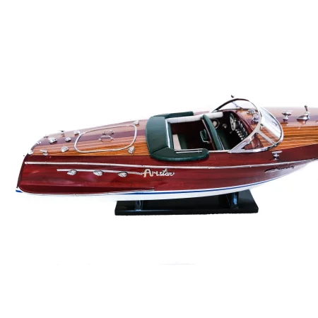 Riva Ariston 54cm - drewniany model klasycznej, włoskiej łodzi motorowej, marynistyczny styl i niepowtarzalny design