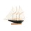 Drewniany model historycznego żaglowca, trójmasztowego szkunera “Atlantic”