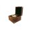Mosiężna busola żeglarska w drewnianej, marynistycznej skrzynce - prezent dla Żeglarza, prestiżowy morski dodatek