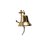 Największy na rynku mosiężny dzwon żeglarski z kotwicą (2,5kg)