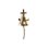 Mosiężny dzwon żeglarski z kotwicą, dzwon okrętowy z mosiądzu z kotwicą, żeglarski prezent, dekoracja marynistyczna
