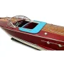 Drewniany model łodzi motorowej Riva Ariston 70 cm - włoska elegancja, marynistyczna dekoracja