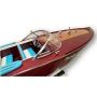 Drewniany model łodzi motorowej Riva Ariston 70 cm - włoska elegancja, marynistyczna dekoracja