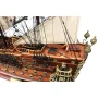 Potężny, drewniany model żaglowca HMS Prince 96cm - ekskluzywna dekoracja marynistyczna, żeglarski prezent