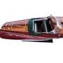 Riva Ariston 54cm - drewniany model klasycznej, włoskiej łodzi motorowej, marynistyczny styl i niepowtarzalny design